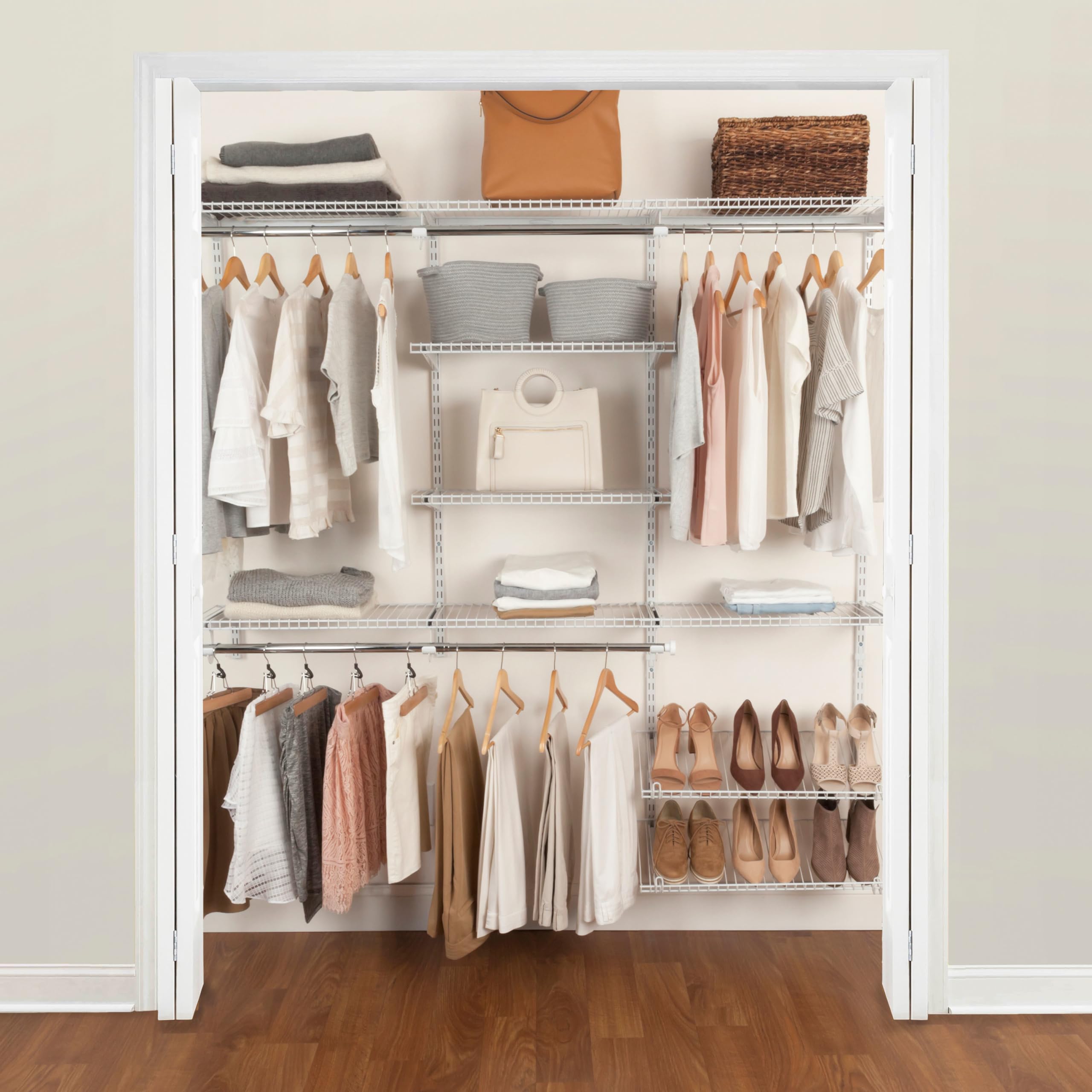 Amazon.com: Rubbermaid Configurations Custom Closet Kit 6-10 Ft